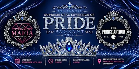 2ND ANNUAL SUPREME DRAG SOVERGIN OF PRIDE PAGEANT 2026