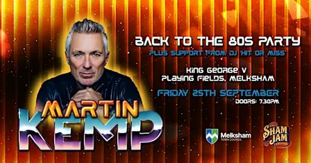 Martin Kemp's Back To The 80s Party