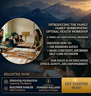 Family Homeopathic Optimal Health Seminar 2027