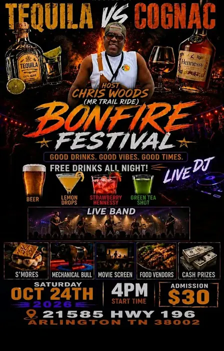 Tequila vs Cognac Bonfire Festival