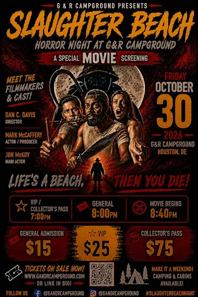 Slaughter Beach: Halloween Friday Movie Screening