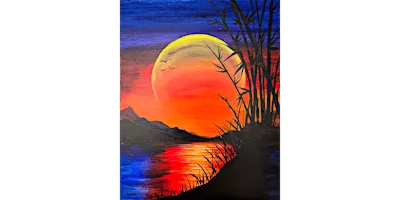 Bamboo Sunset - Paint and Sip in Chicago | Classpop!™
