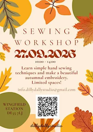 Sewing Workshop - Autumnal Embroidery