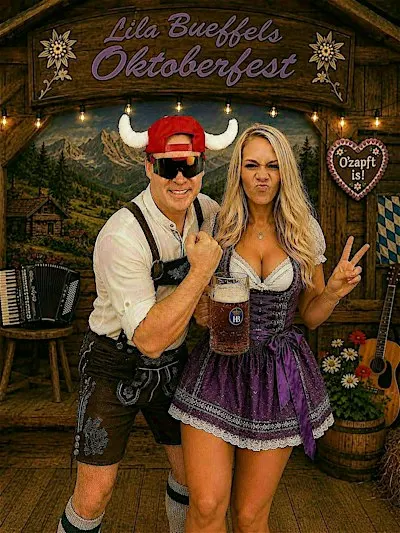 Lila Tv Mia Julia double  &Lorenzbueffeldouble  Oktoberfest