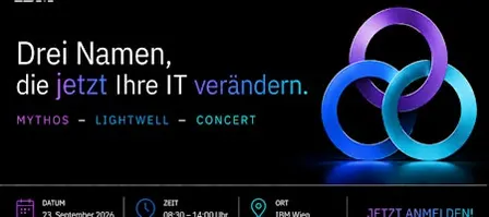 Drei Namen, die jetzt Ihre IT verändern: Mythos - Lightwell - Concert