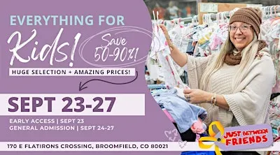 Kids' Huge Pop-Up Sale - Fall 2026 Tickets Arvada/Louisville