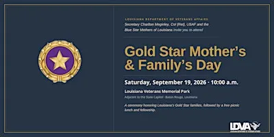 Gold Star Mother's & Family's Day