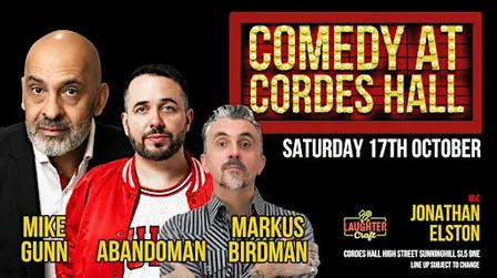 October's Comedy at Cordes Hall