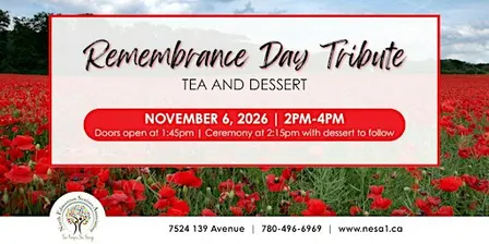 Remembrance Day Tribute and Tea