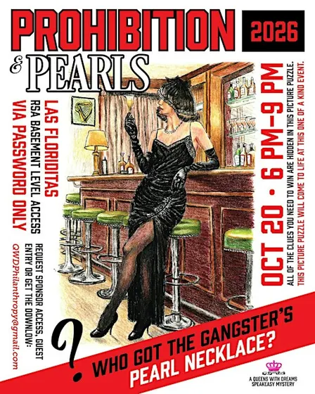 QWD Prohibition and Pearls Speakeasy Mystery Fundraiser