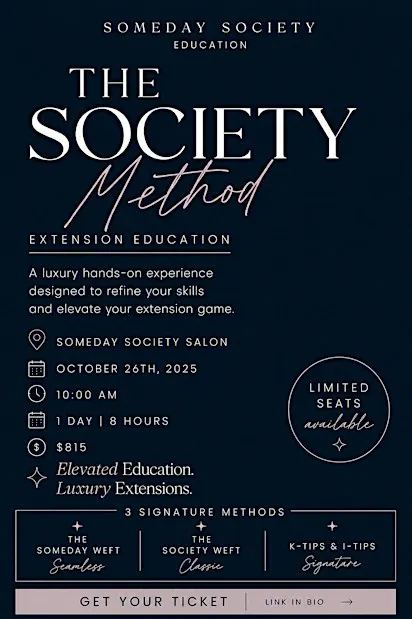 The Society Method™ | Luxury Hair Extension Certification