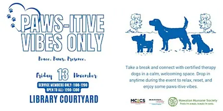 Paws-itive Vibes Only  with the Hawaiian Humane Society