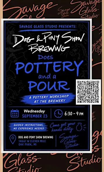 Pottery and a Pour @ Dog And Pony Show Brewing