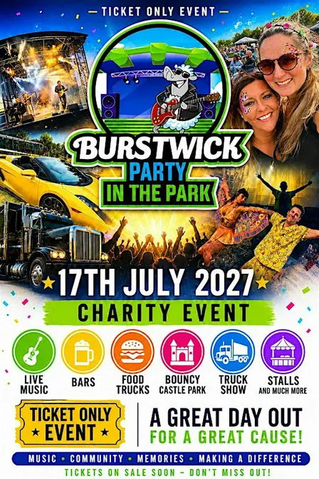 Burstwick party in the Park 2027