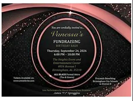 Vanessa's Fundraising Birthday Bash