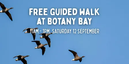 FREE Guided Walk at Botany Bay