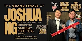 This week at TakeOut Comedy - Joshua Ng