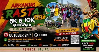 Arkansas Rasta 5k 10k Run/Walk & Fest