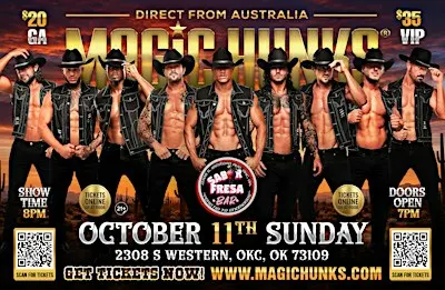 Australia's MAGIC HUNKS Live: Takeover Oklahoma City!