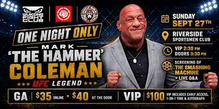 An Afternoon with UFC Legend Mark Coleman: Screening & Live Q&A