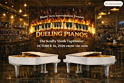 Blazin' Keys Dueling Pianos live @ The Krafty Sloth Taphouse - Oct 16, 2026