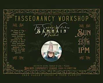 Tasseomancy Workshop hosted by Deena, Owner of Gog + Magog