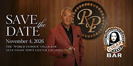 Rocky Patel at The "World Famous" Cigar Bar - Gulf Coast Town Center