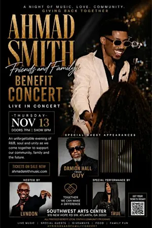 Ahmad Smith’s Friends and Family Benefit Concert