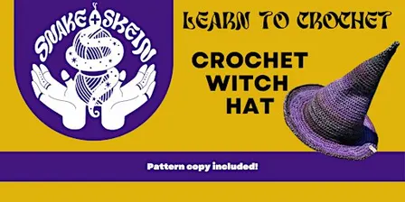 Learn to Crochet: Slouchy Witch Hat