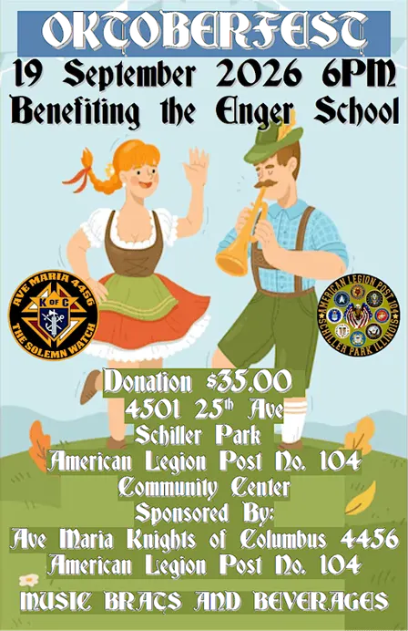 OKTOBERFEST TO SUPPORT ENGER SCHOOL