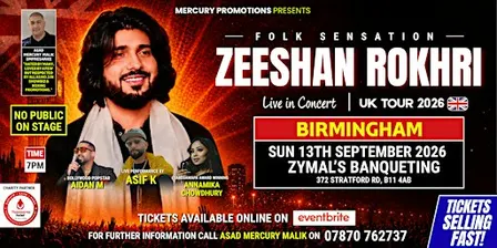 Zeeshan Rokhri | Live in BIRMINGHAM | 2026