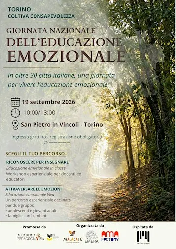Giornata nazionale dell’Educazione Emozionale - Torino