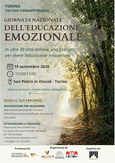 Giornata nazionale dell’Educazione Emozionale - Torino