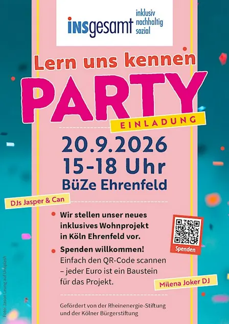 "Lern uns kennen" PARTY!