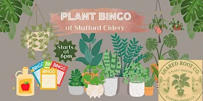 Plant Bingo at Stafford Cidery on 10.15.26