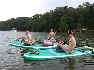 Guided Paddleboarding on Mountain Island Lake
