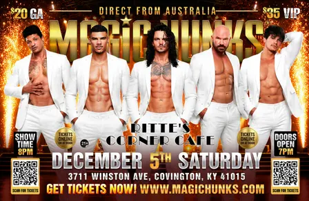 MAGIC HUNKS AUSTRALIA TAKEOVER COVINGTON ,KY!!