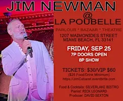 Cabaret at La Poubelle with Broadway Leading Man, JIM NEWMAN !