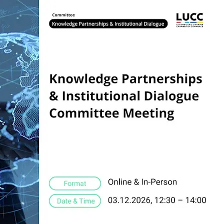 LUCC Knowledge Partnerships & Institutional Dialogue Committee Meeting 3
