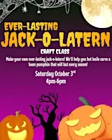 Ever-Lasting Jack-o-Latern Making Class