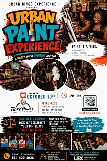 Urban Bingo Experience Presents "The Urban Paint Experience"