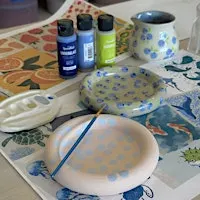 Pottery Painting on Halloween