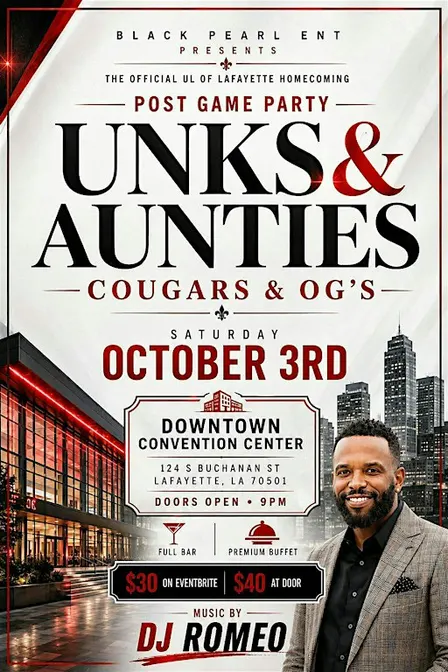 UNKS & AUNTIES COUGARS & OG'S