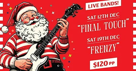 Mawson Lakes Hotel Christmas Show with live band FRENZY