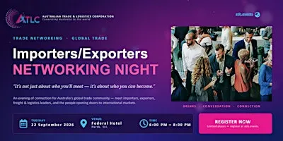 Importers/Exporters Networking Night (WA)