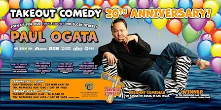TakeOut Comedy 20th Anniversary!