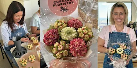 Beginner Cupcake Bouquet Class + Wine Tasting (Tamborine)