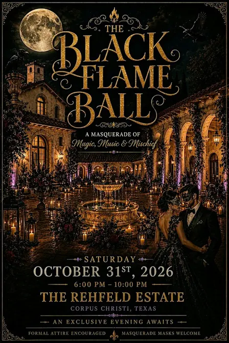 The Black Flame Ball: A Masquerade of Magic, Music & Mischief