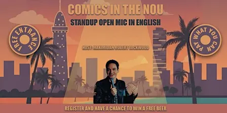 Comics in the Nou • Standup Open Mic in English • FREE entrance