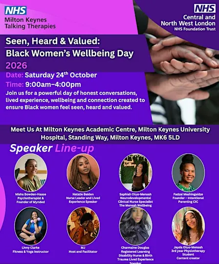 Seen, Heard & Valued: Black Women’s Wellbeing Day 2026